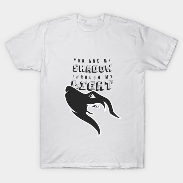 shadow through my light T-Shirt by Whatastory